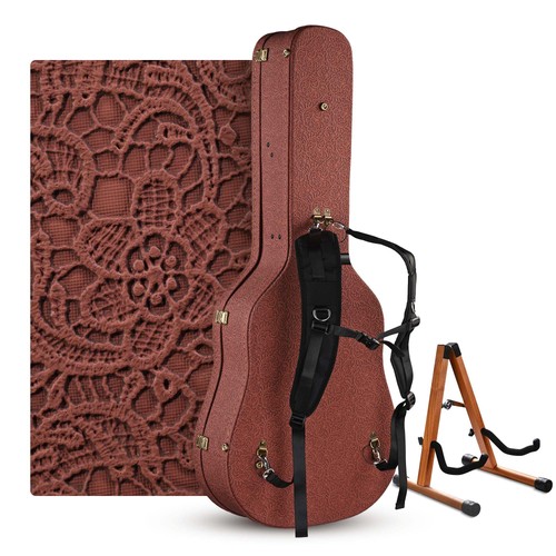 Yescom acoustic guitar hard - acoustic,